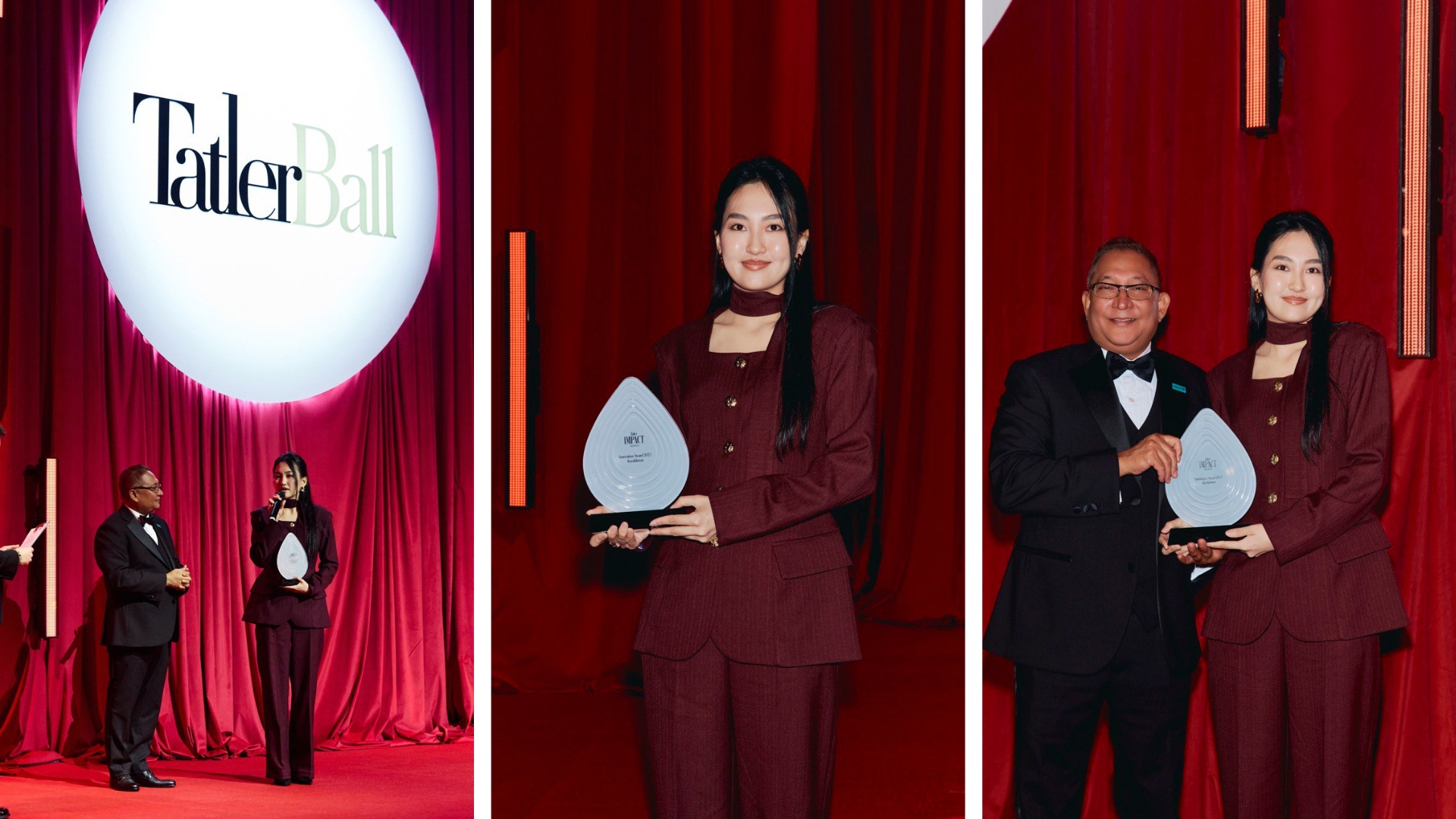 Девушка с призом от Tatler